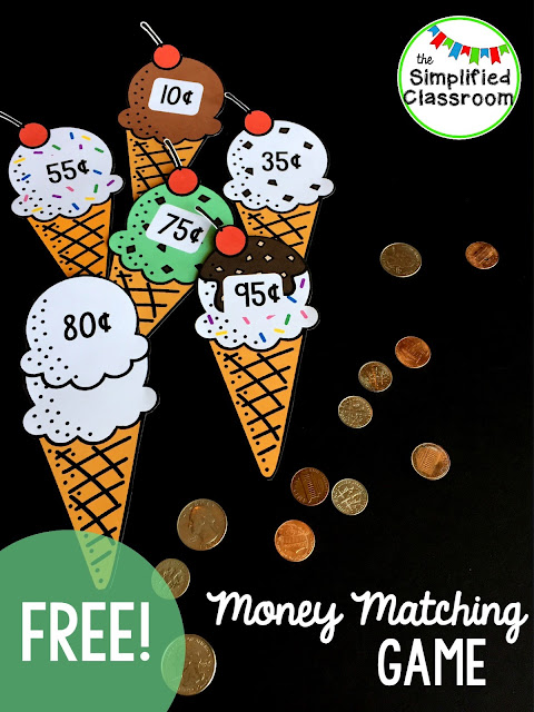 Ice Cream Money Matching Game