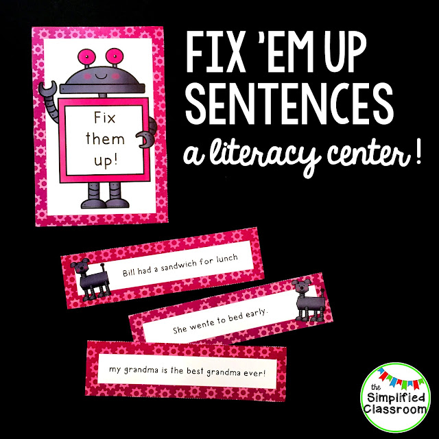Fix Em Up Sentences