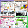 Holiday Literacy Bundle of Activities Cover