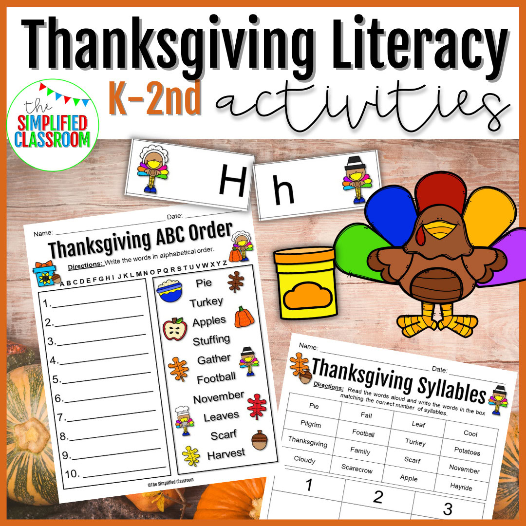 BUNDLE of Holiday Literacy Activities for Kindergarten First or Second Grade - Image 2