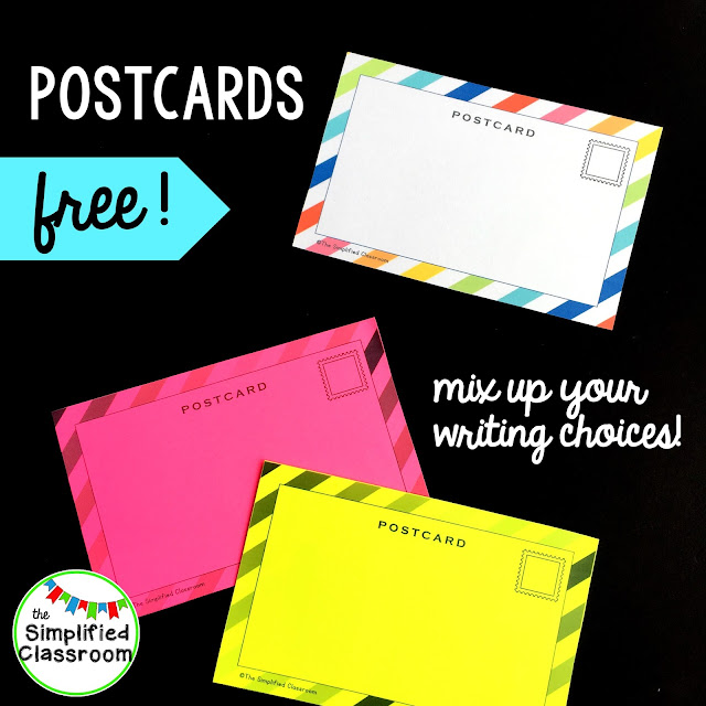 Postcards for Free Writing