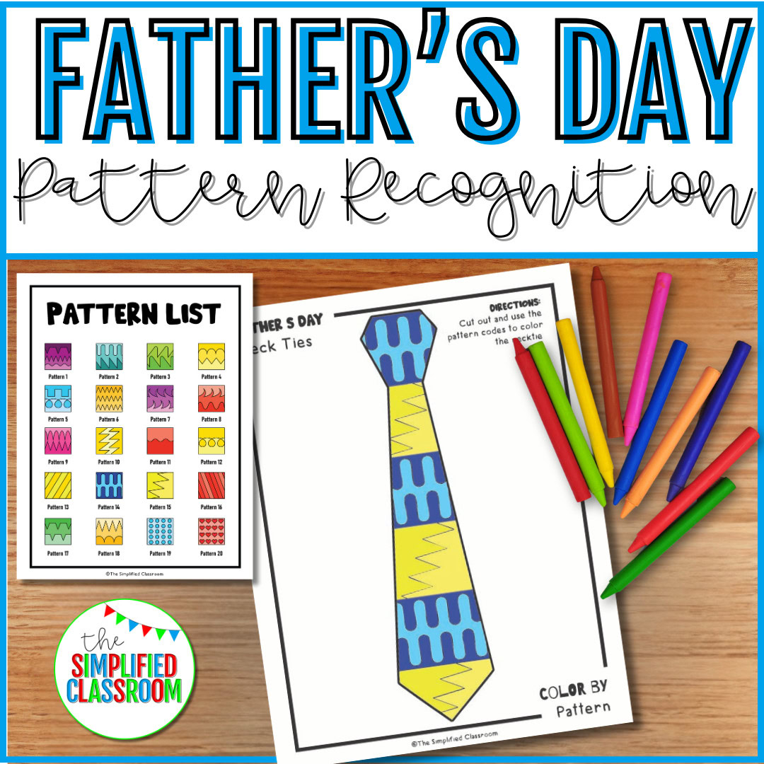 Fathers Day Tie Card Template Tie Crafts Preschool PreK Art Coloring Sheets - Image 2