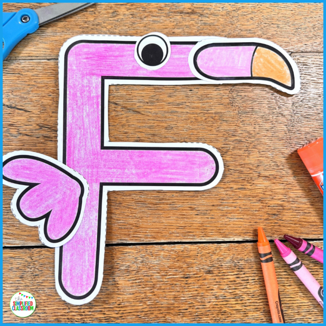 Animal Letter Crafts for Letters A B C D to Z Including Uppercase Letters M N T - Image 3