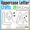 Uppercase A to Z Animal Letter Crafts Perfect for Kindergarten