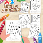 Uppercase A to Z Animal Letter Crafts Perfect for Kindergarten - Image 2