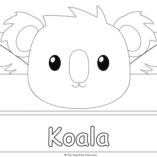 A to Z Letter Animal Crown Crafts FUN ABC Activity - Image 4