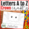 A to Z Letter Animal Crown Crafts FUN ABC Activity