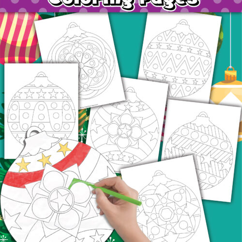 Christmas Ornament Coloring Pages - Image 2