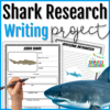 All About Sharks Research Study Writing Project with Multiple Subspecies