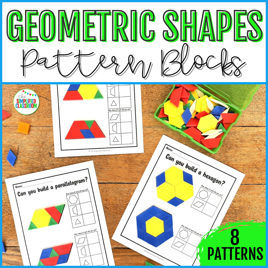 Printable Tangrams Activities Pattern Block Shapes Templates Puzzles Mats Center