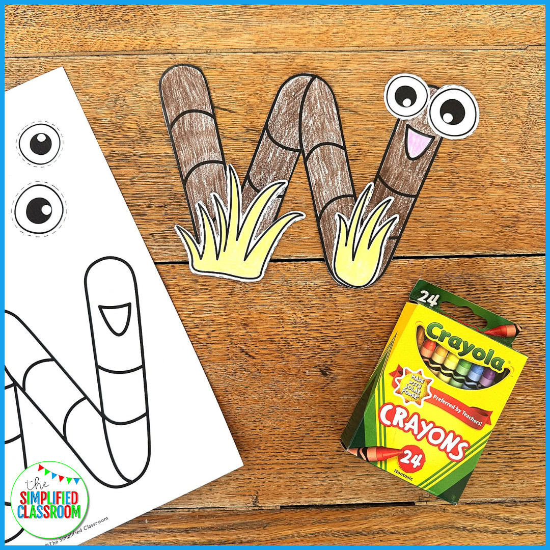 Animal Letter Crafts for Letters A B C D to Z Including Lowercase Letters J V Y - Image 4