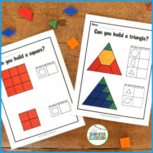 Printable Tangrams Activities Pattern Block Shapes Templates Puzzles ...
