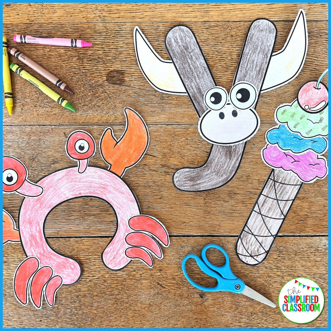 Animal Letter Crafts for Letters A B C D to Z Including Lowercase Letters J V Y - Image 2