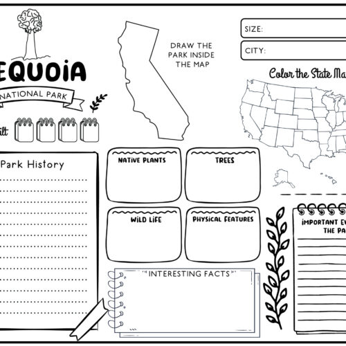 National Park Research Project Pages USA - Image 4