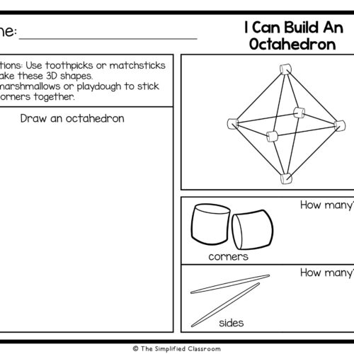 3D Shapes Building Activity - Image 3