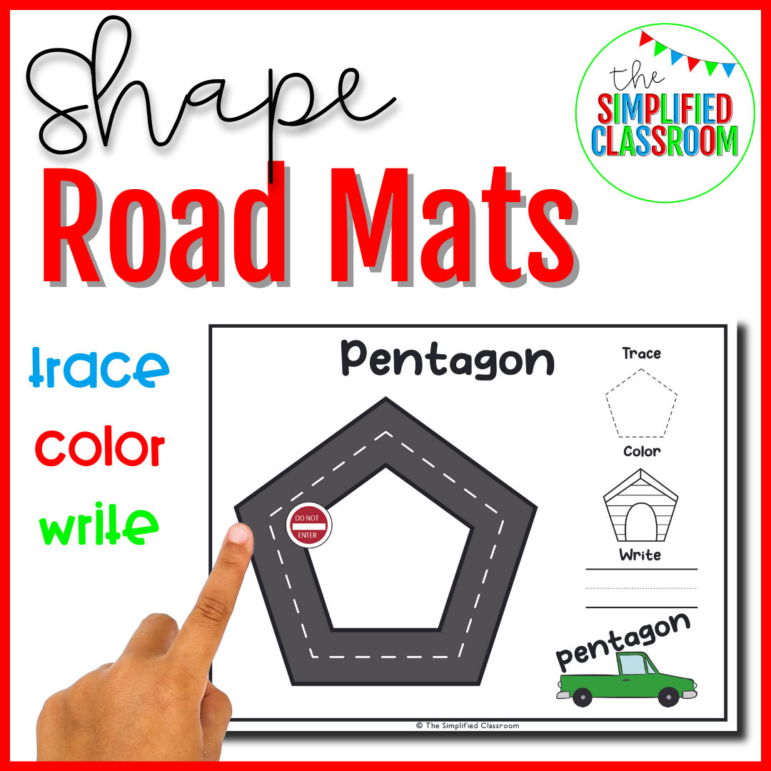 Shape Road Mats for Hands on Fun with Mini Cars