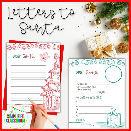Letters to Santa with Mail Stamps