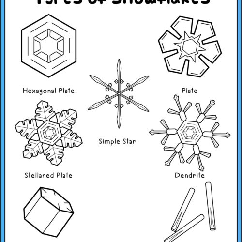 Snowflakes Printables Activity Set - Image 2