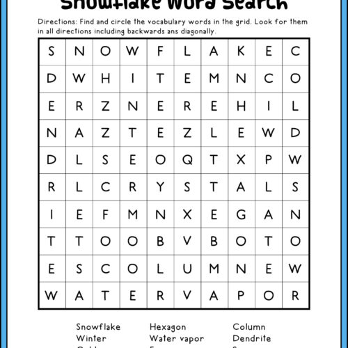 Snowflakes Printables Activity Set - Image 4
