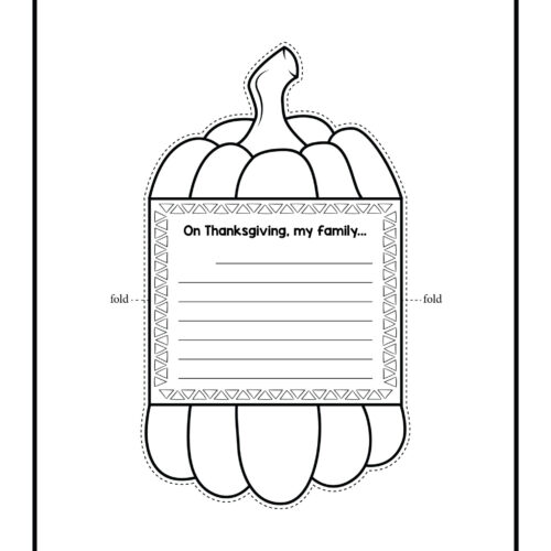 Thanksgiving Themed Writing Prompts - Image 3