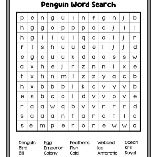 Penguin Printables Activity Set - Image 2