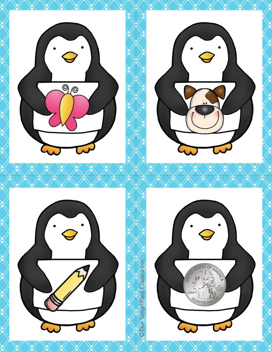 FREE Penguin Letter Identification ID Center for B D P and Q - Image 2