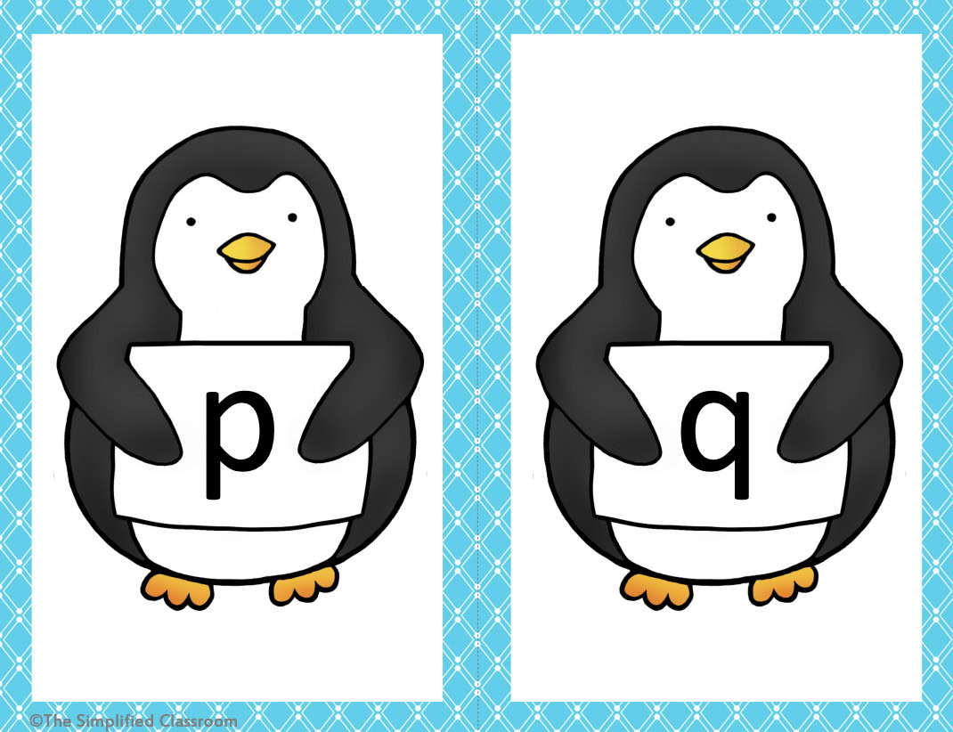 FREE Penguin Letter Identification ID Center for B D P and Q - Image 4