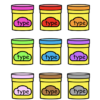 Playdough Stamping Trick Sight Words - Image 3