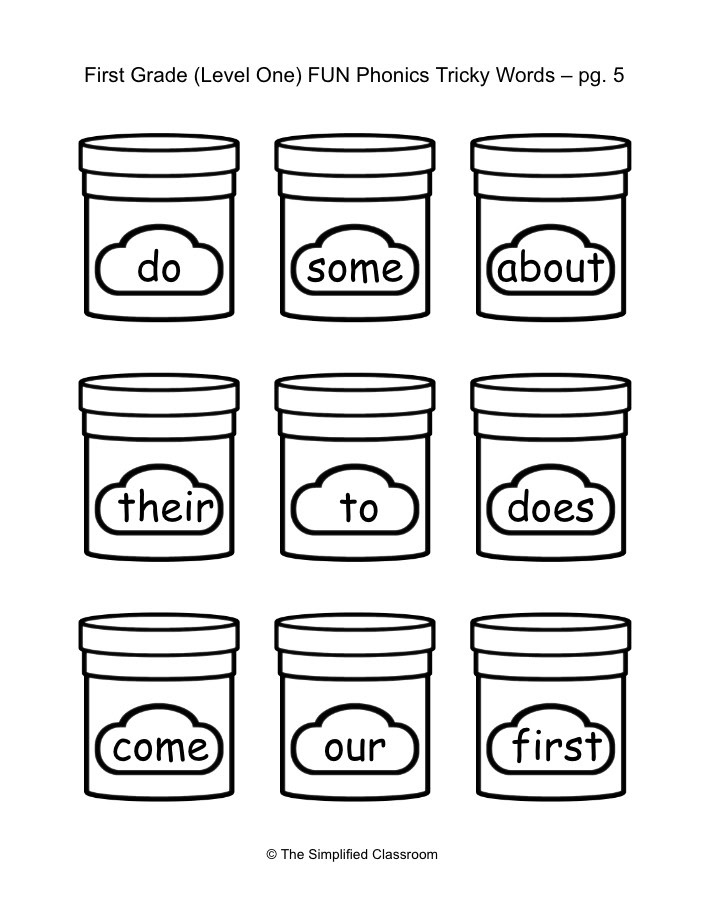 Playdough Stamping Trick Sight Words - Image 4