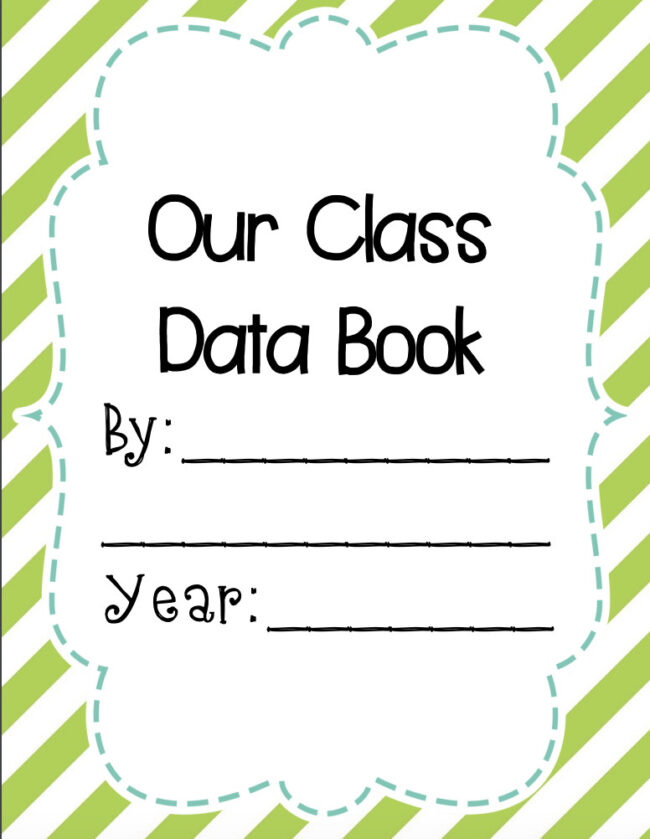 Class Math Data Book with 23 Bar Graphs Activity - Image 2
