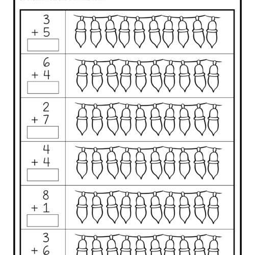 Christmas Math Printables Activity Set - Image 2