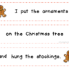 FREE Winter Build a Sentence Literacy Center with Gingerbread Man - Image 4
