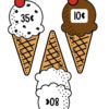 FREE Ice Cream Counting Money Matching Math Game - Image 2