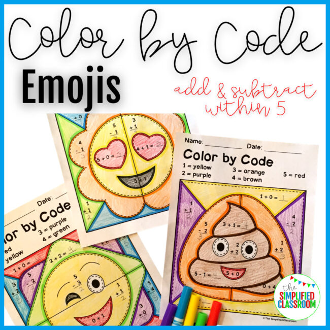 MEGA BUNDLE of Color by Code Activities Addition Subtraction Blends and MORE - Image 3