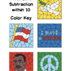 Color by Code Activities Martin Luther King Jr. MLK Addition and Subtraction - Image 4
