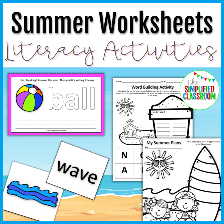 Summer School Prep: Igniting Literacy Adventures: Kindergarten, First, and Second Grade Activities