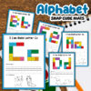 Snap Cube Alphabet Animals Worksheets - Image 2