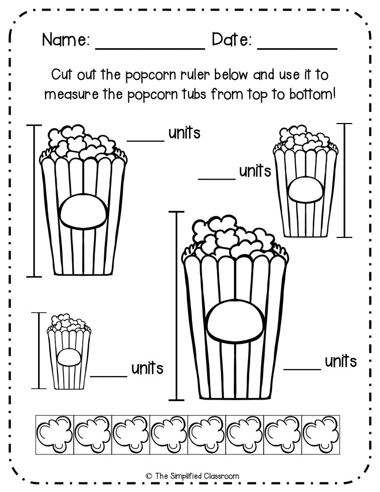 First Grade NO PREP Measurement Worksheets Pack - Image 4