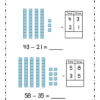 FREE Subtraction without Borrowing Using Place Value Blocks - Image 4