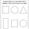 First Grade NO PREP Fractions Pack Coloring Matching Sorting Math Worksheets - Image 3
