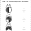 First Grade NO PREP Fractions Pack Coloring Matching Sorting Math Worksheets - Image 2