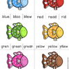 FREE Color Word Clip Cards Literacy Center - Image 2