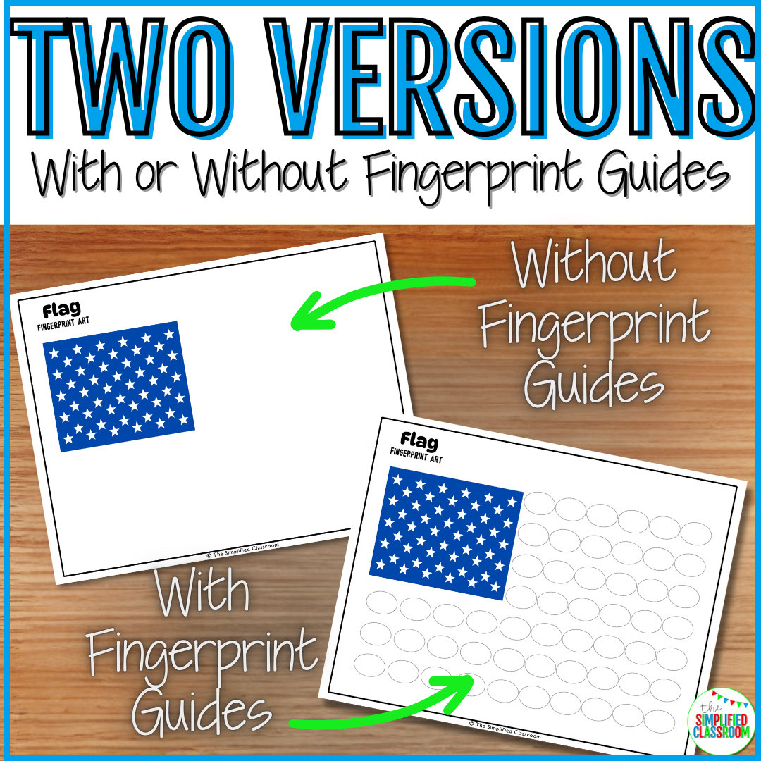4th of July Handprint Craft Preschool Fine Motor Occupational Therapy Worksheets - Image 3