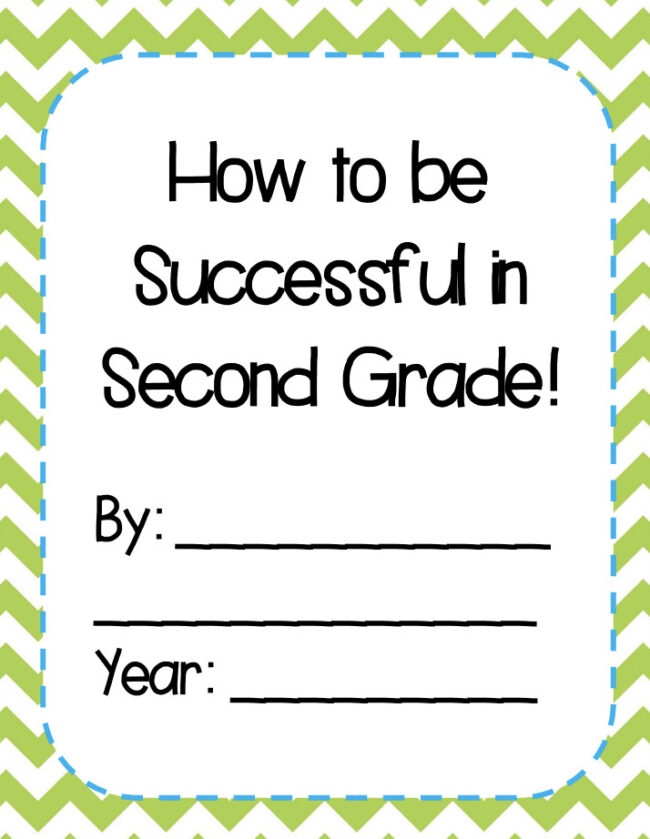 FREE Class Book How to be Successful in Kindergarten First Grade Second Grade - Image 3