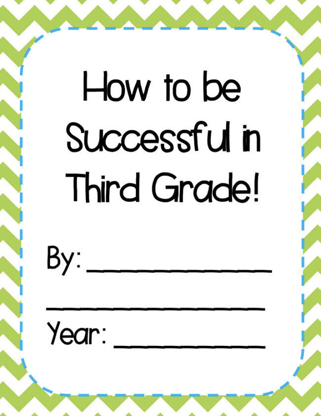 FREE Class Book How to be Successful in Kindergarten First Grade Second Grade - Image 4