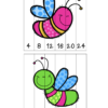 FREE Spring Insects Skip Counting Puzzles for First Grade - Image 2