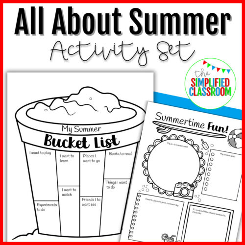 All About Summer Activity Set
