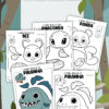 Rainforest Animals Cut and Paste Craft Activity - Image 2