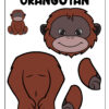 Rainforest Animals Cut and Paste Craft Activity - Image 3
