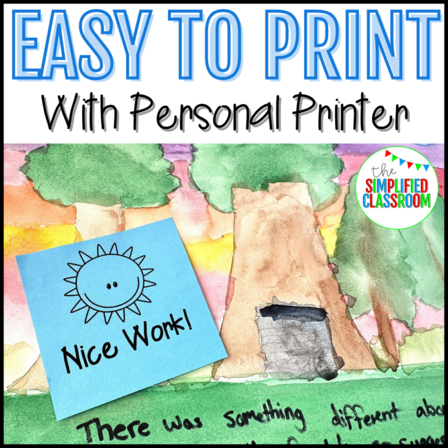 Sticky Notes Template Encouragement Notes Positive Notes Printable Post It Notes - Image 2